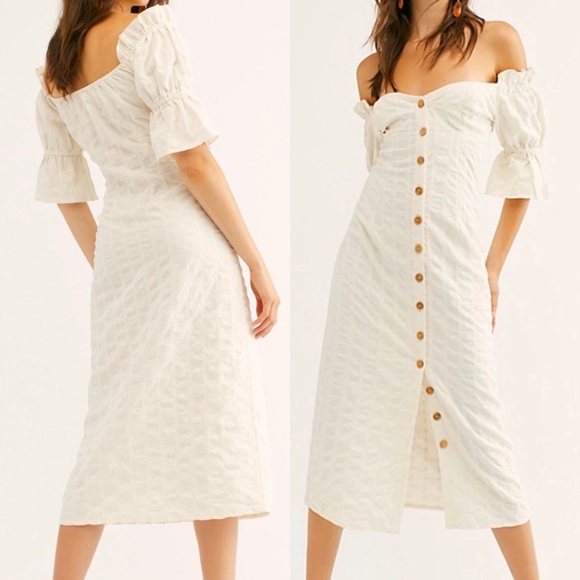 Free People Dresses & Skirts - Free People Acting Cool Midi Dress